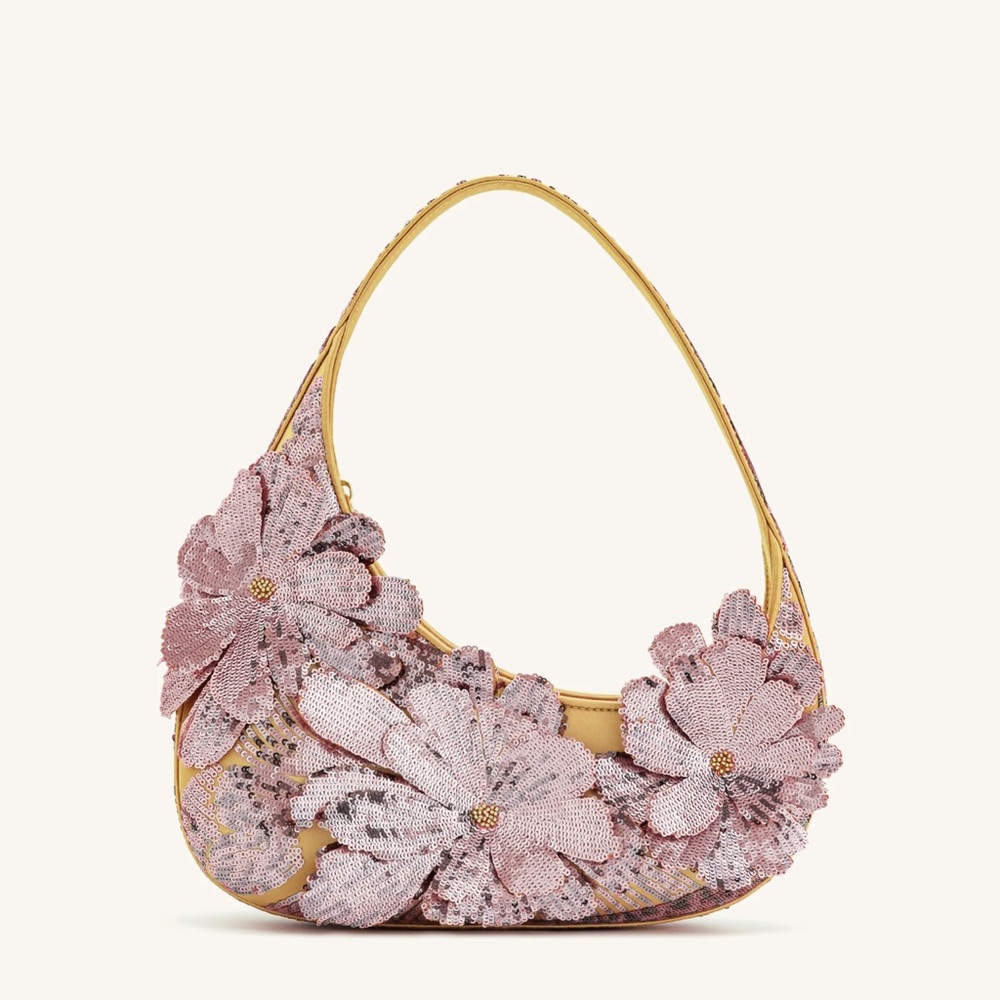 JW PEI Sequin Floral Bag